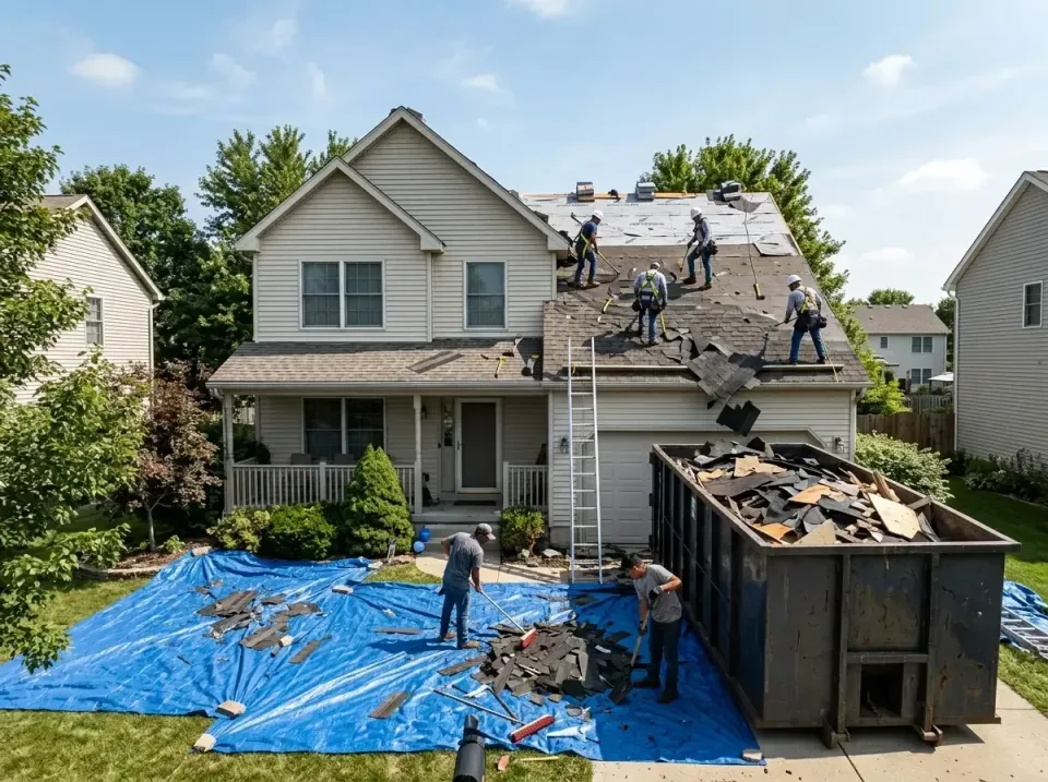 roof-replacement-debris-remova-004 — frequently asked questions, Cheapest Dumpster Rentals in Suwanee, GA